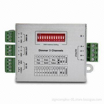 LED Lighting Controller with 12V/24VDC Input Voltage and 216/432W Maximum Output Power